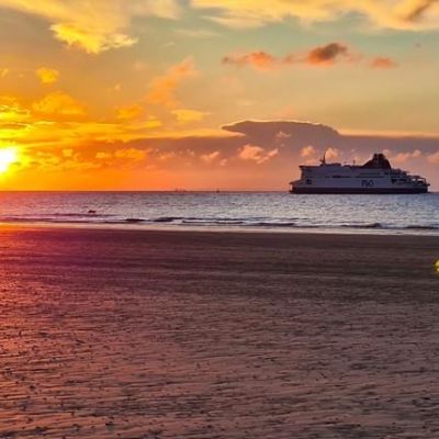 Un coucher de soleil chez nous 